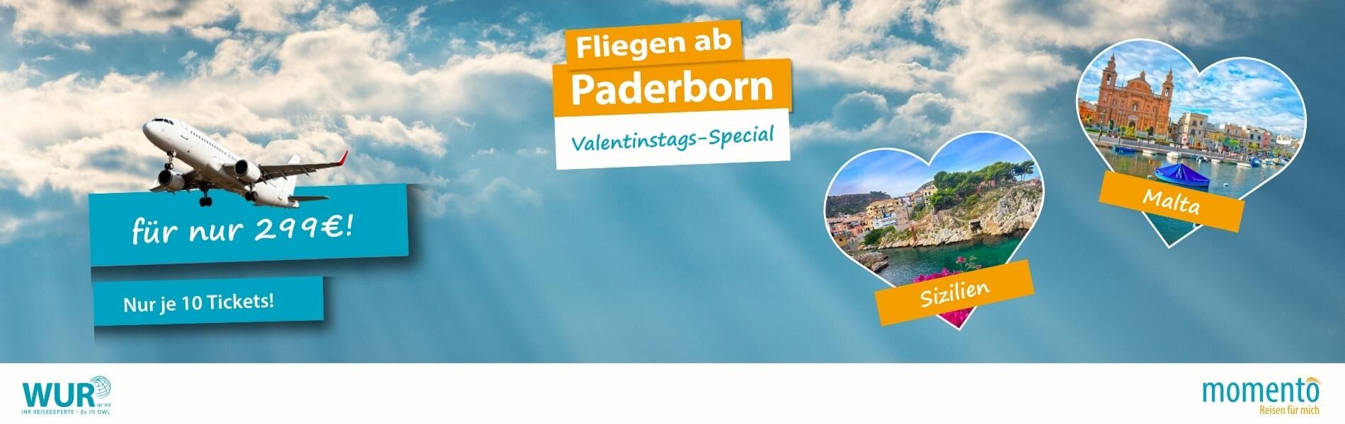 Direktfl&uuml;ge ab Paderborn - exklusive Sonderfl&uuml;ge zu beliebten Sonnenzielen!